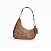 Брелок Coach Mini с логотипом (Tan/Caramel)